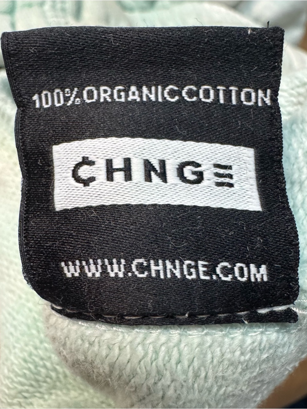 CHNGE Unisex Mint Green Organic Cotton Tie Dye Sweatpants Size: Small - Picture 7 of 11